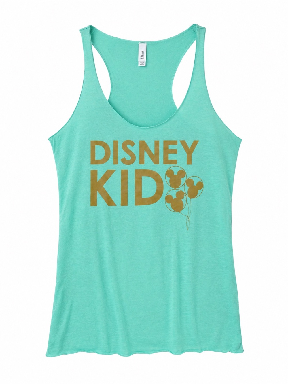 “Disney Kid” Teal Graphic Tank Top